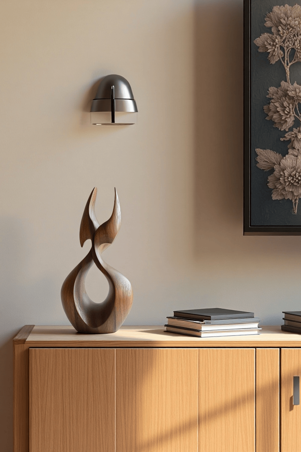 Abstract Wooden Bird Sculpture #ACF 068