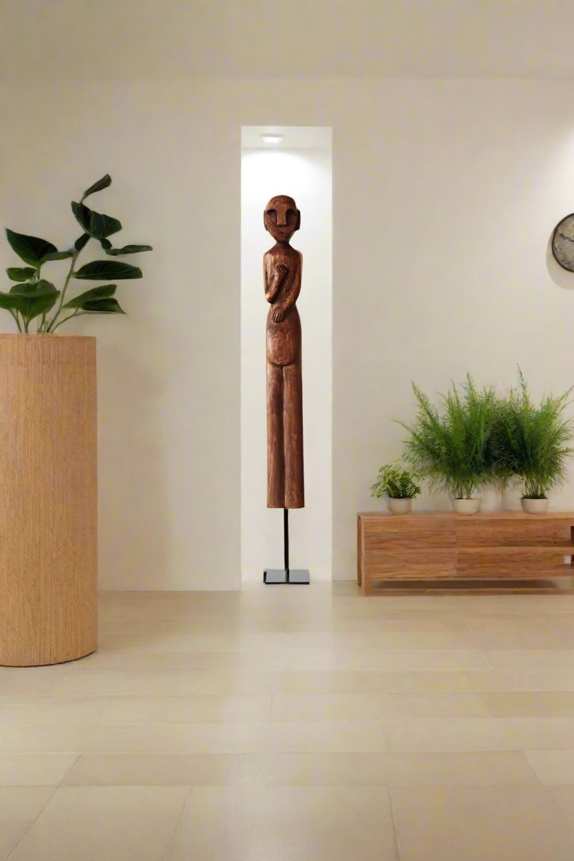 Abstract Wooden Figure Sculpture #AWS 023