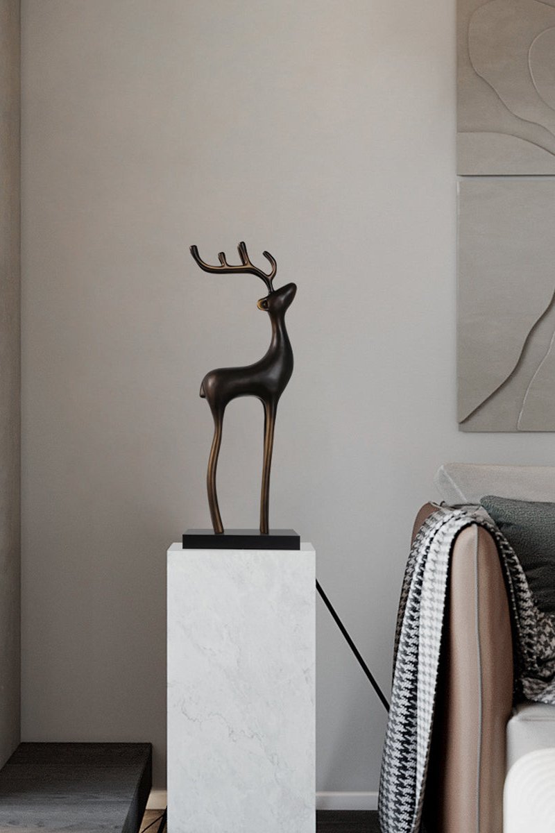Modern Abstract Deer Sculpture #AWS 009