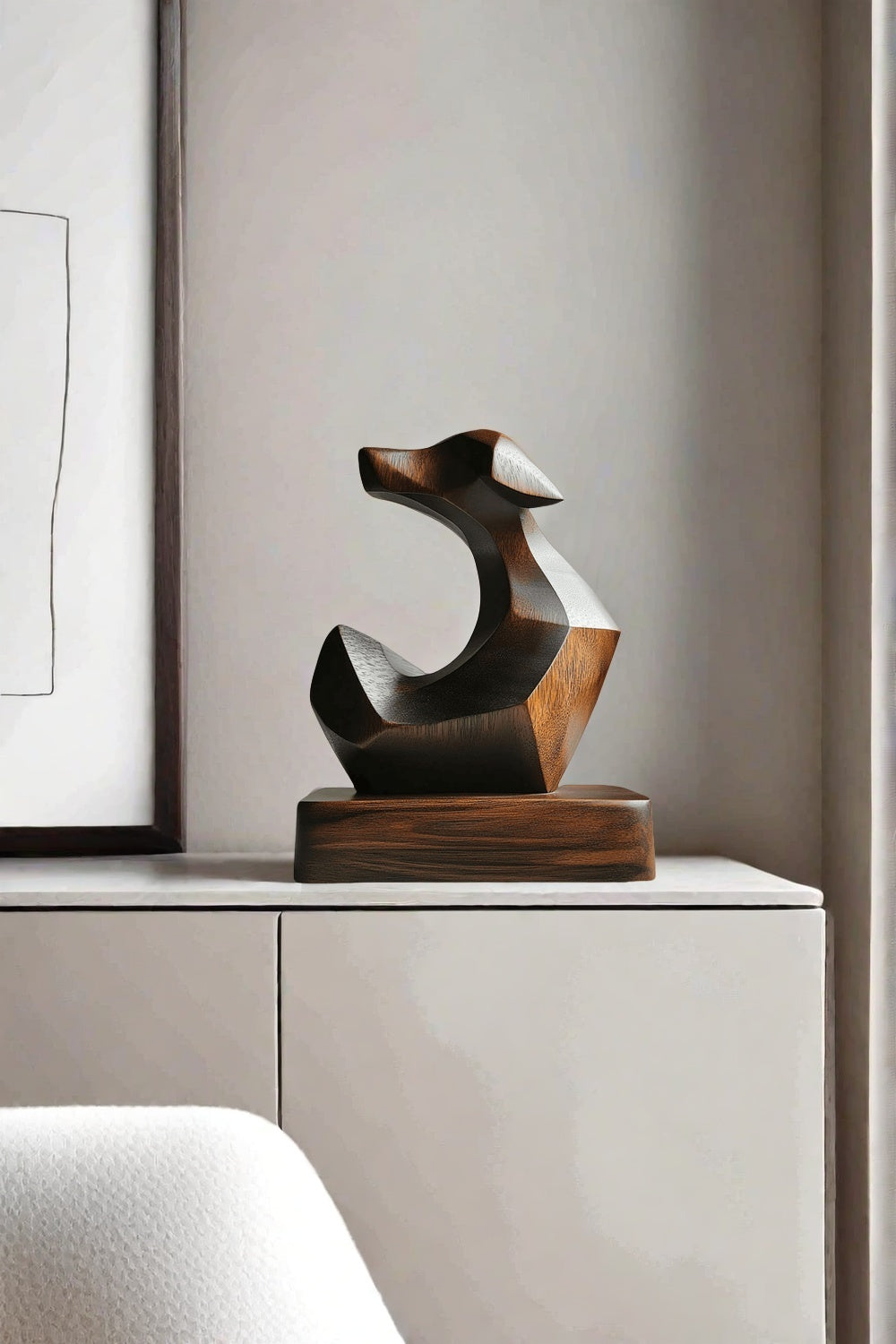 Modern Abstract Wooden Sculpture #ACF 049