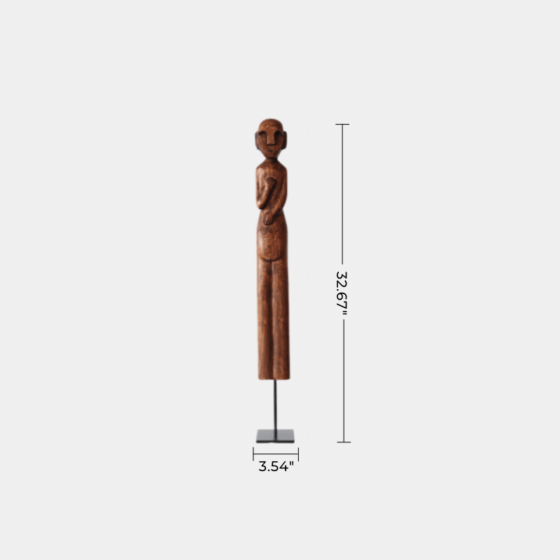 Abstract Wooden Figure Sculpture #AWS 023