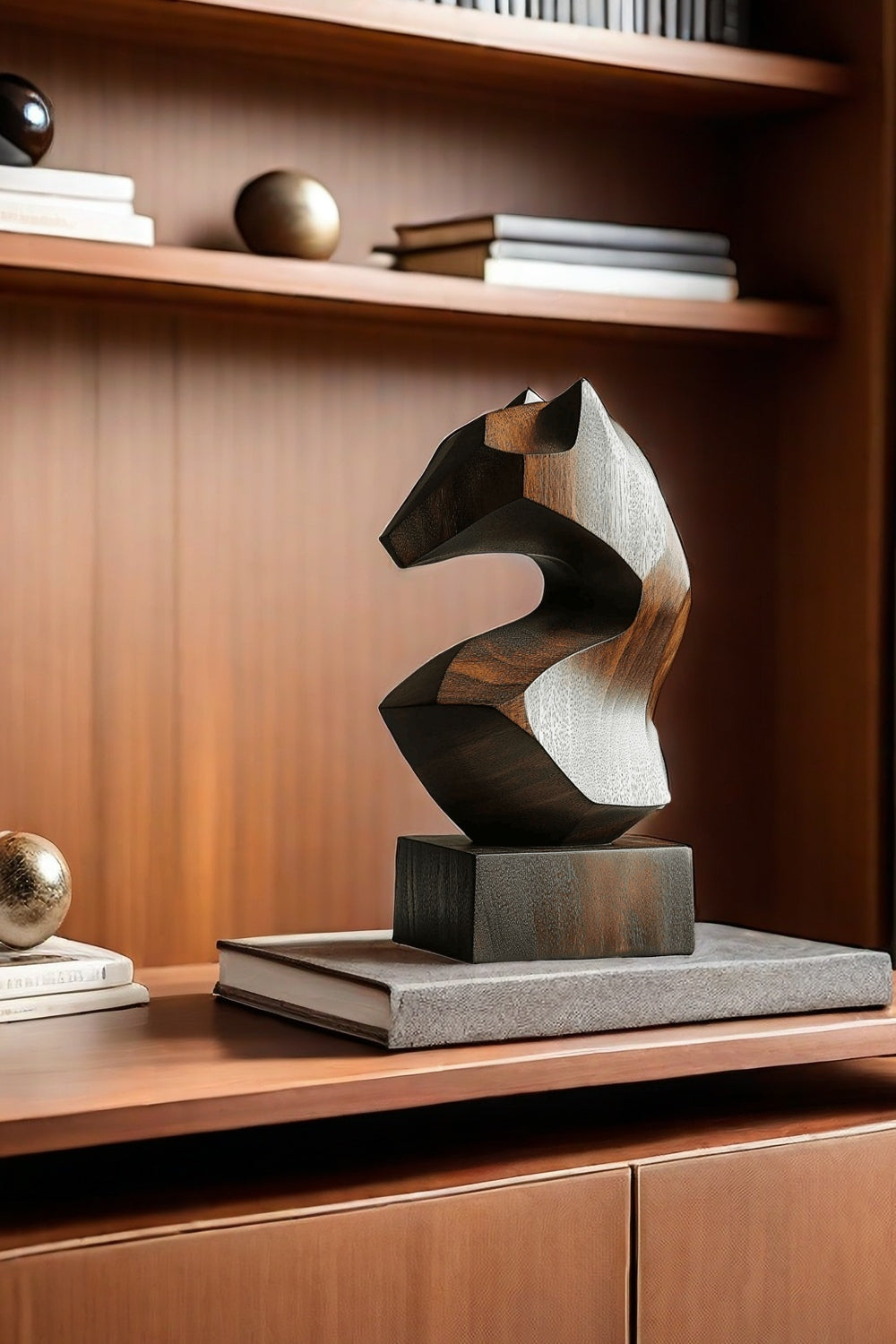 Abstract Wooden Animal Sculpture #ACF 042