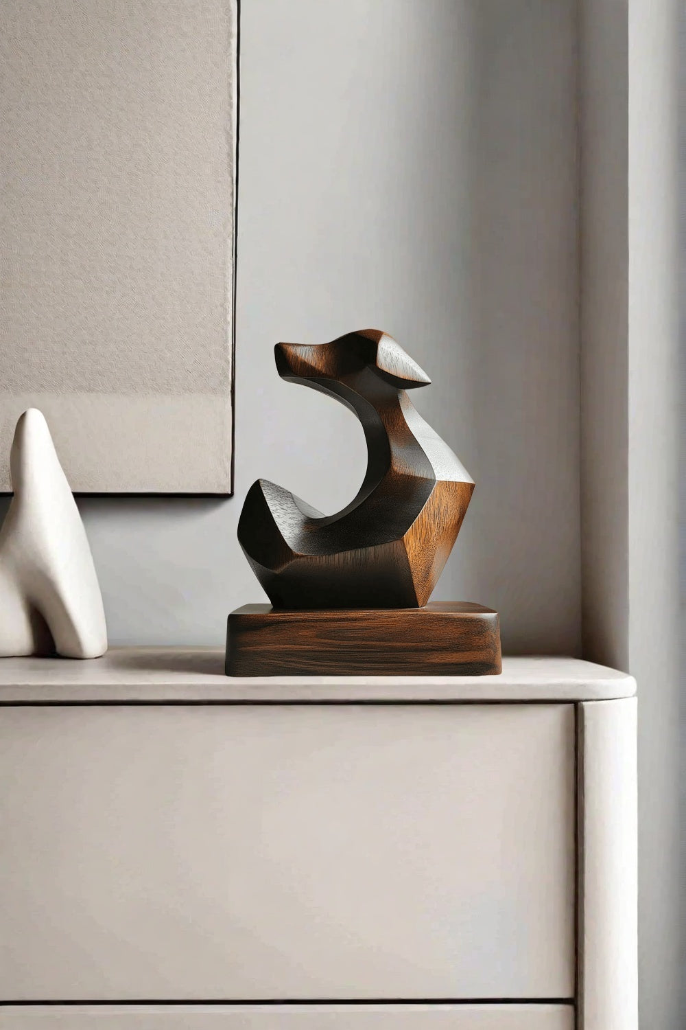 Modern Abstract Wooden Sculpture #ACF 049