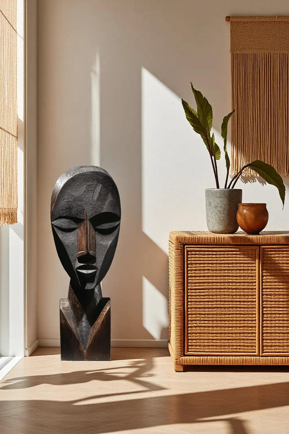 Large Contemporary Wooden Sculpture #ACF 011