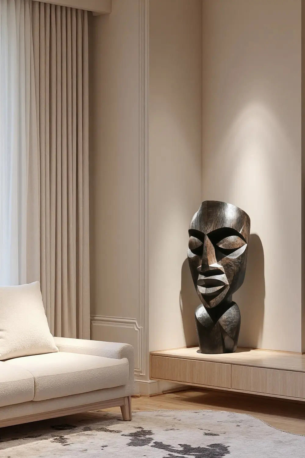 Large Modern Geometric Mask #ACF 016