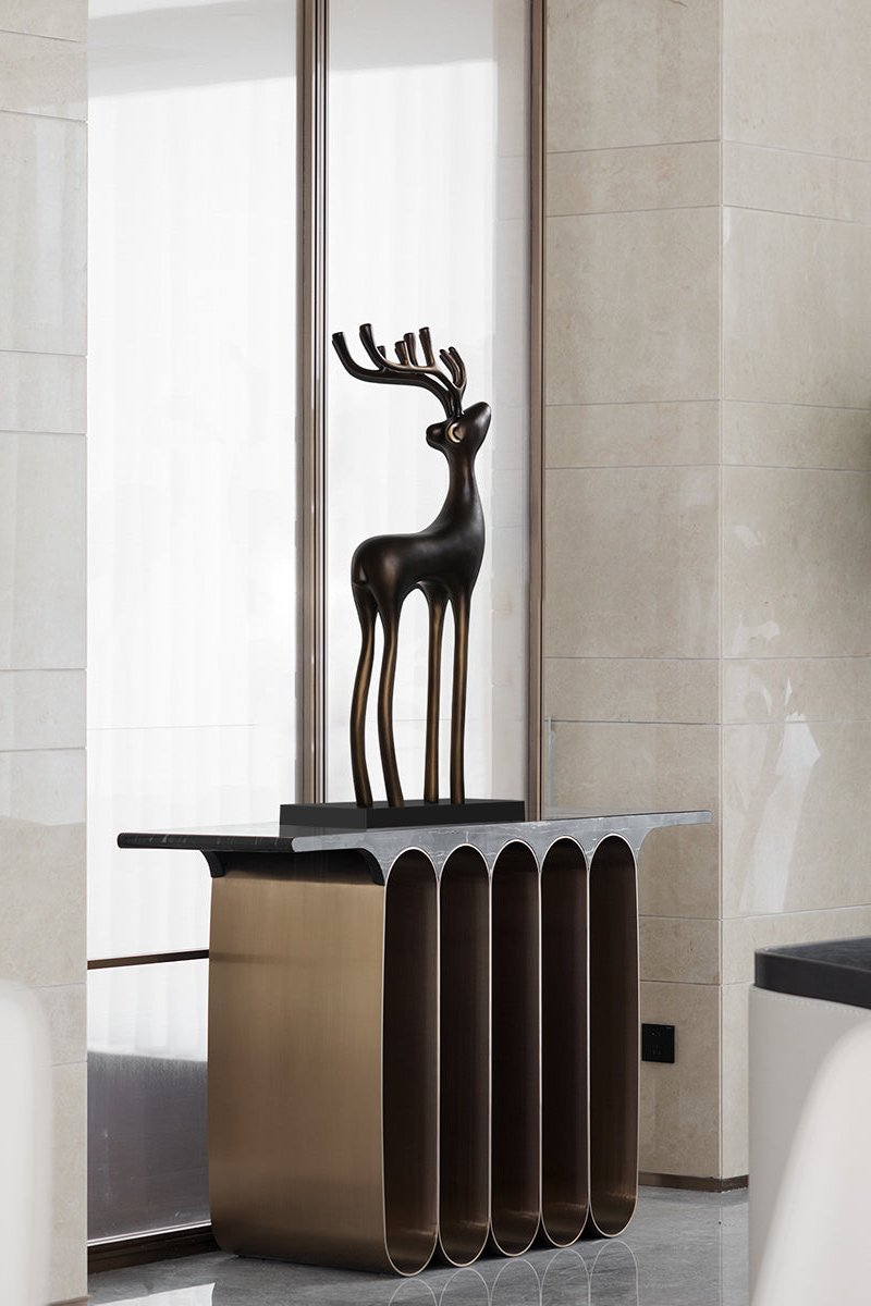 Modern Abstract Deer Sculpture #AWS 009