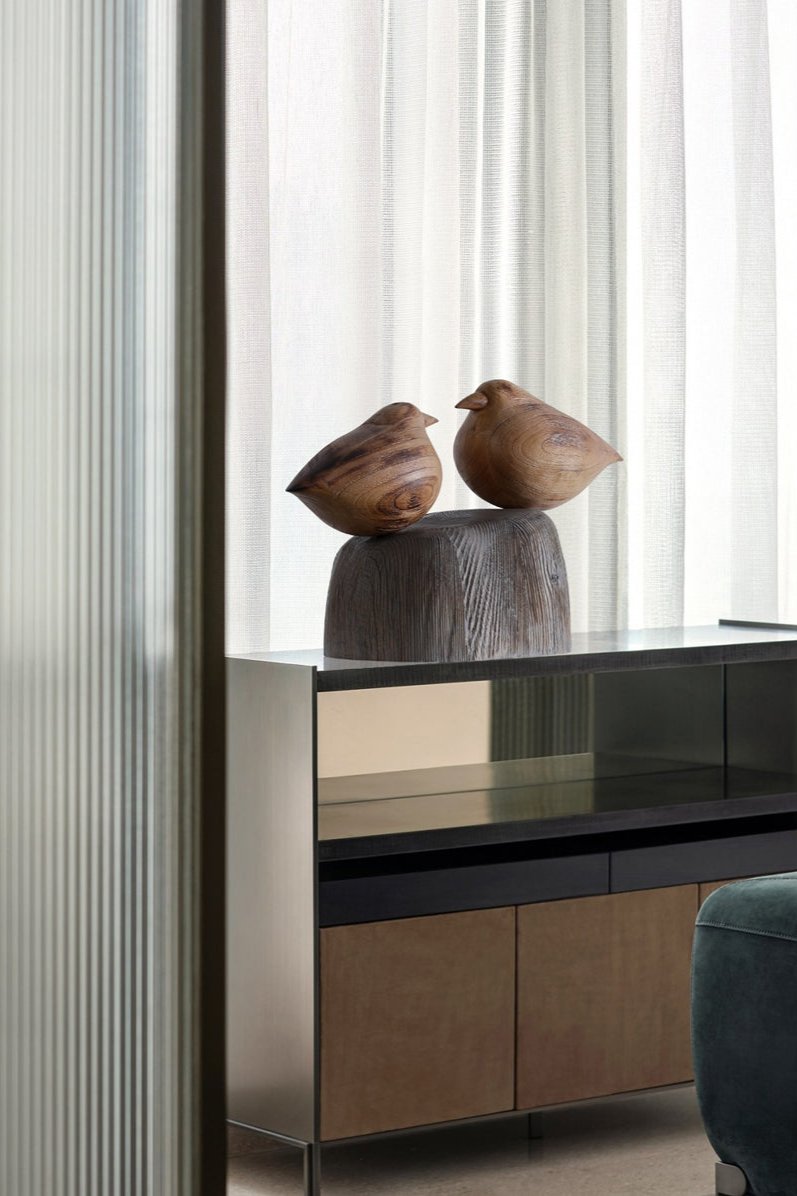 Abstract Wooden Bird Sculpture #AWS 011