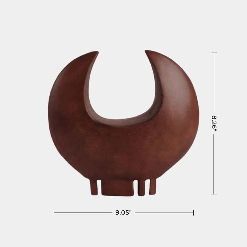 Crescent Abstract Ceramic Sculpture #AWS 007