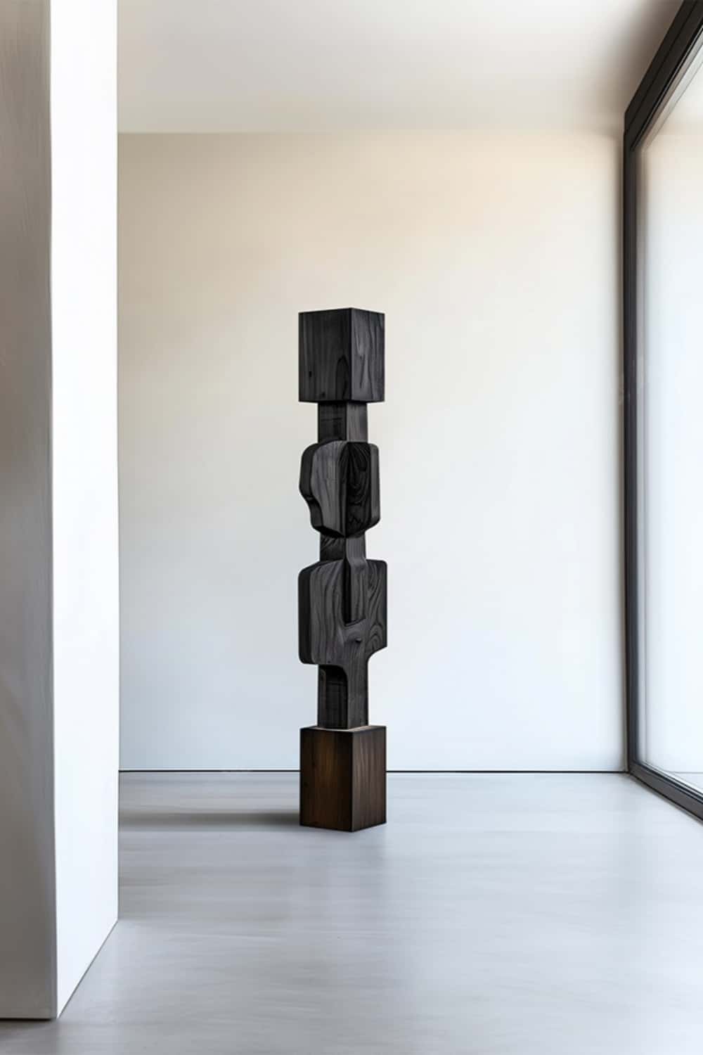 Modern Minimalist Dark Sculpture #ACF 002