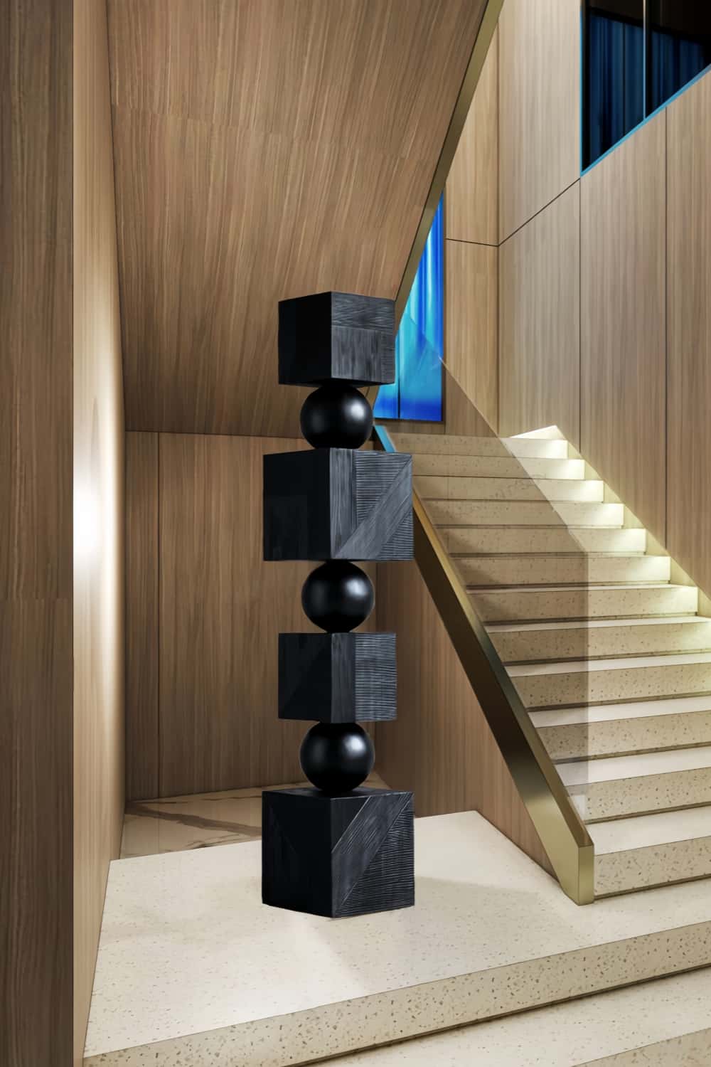 Large Modern Geometric Sculpture #ACF 003