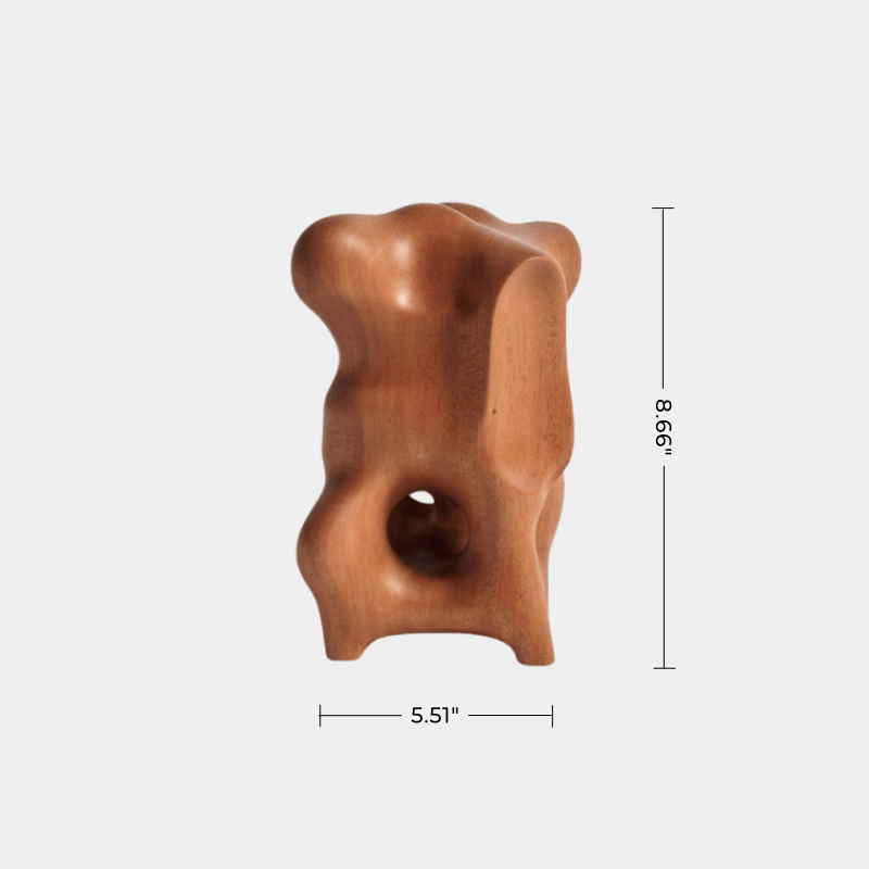 Geometric Abstract Wooden Sculptur #AWS 019