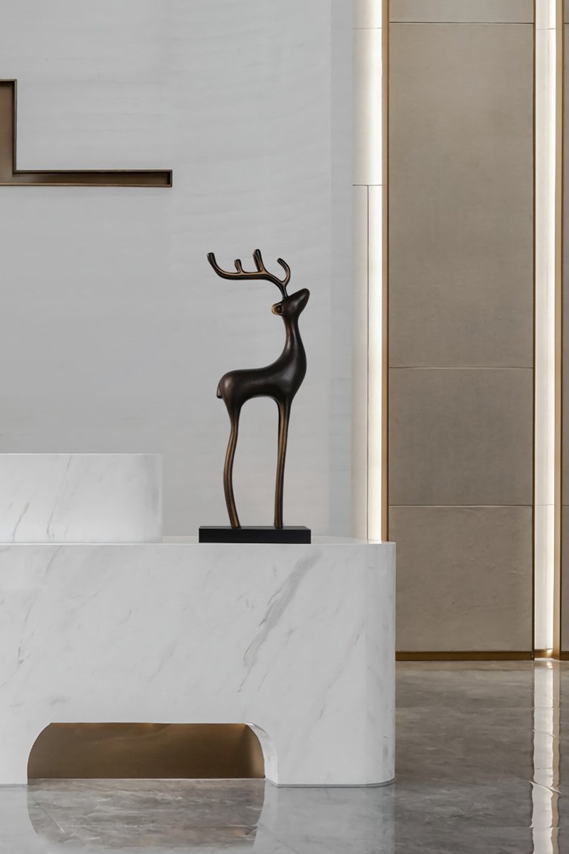 Modern Abstract Deer Sculpture #AWS 009