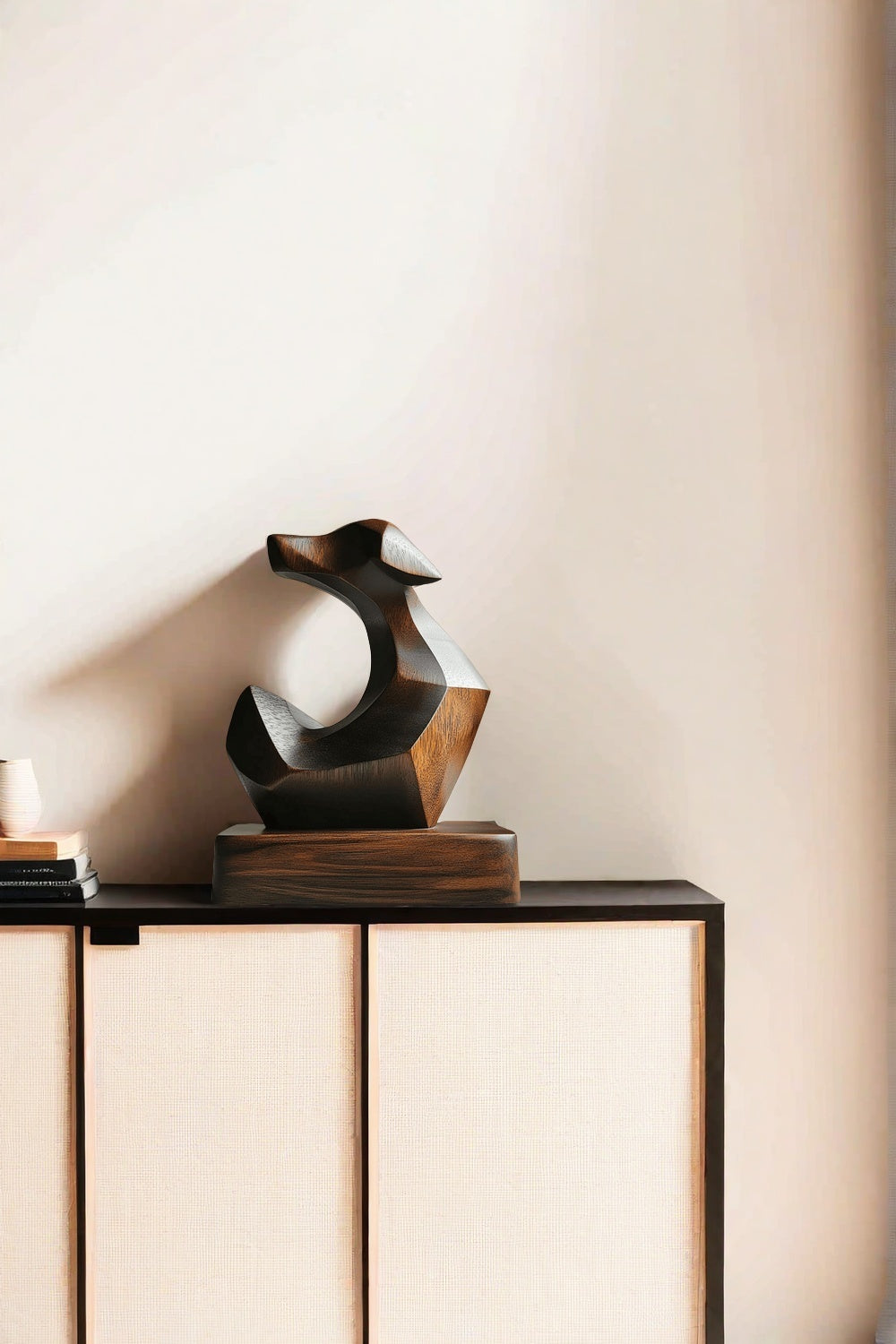 Modern Abstract Wooden Sculpture #ACF 049