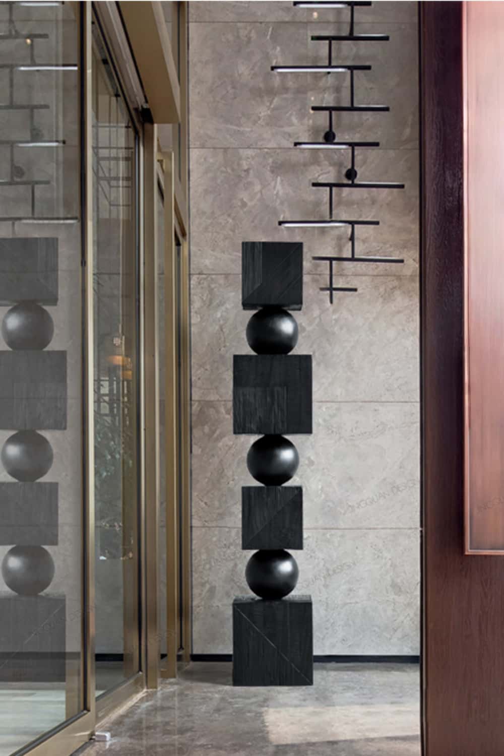 Large Modern Geometric Sculpture #ACF 003
