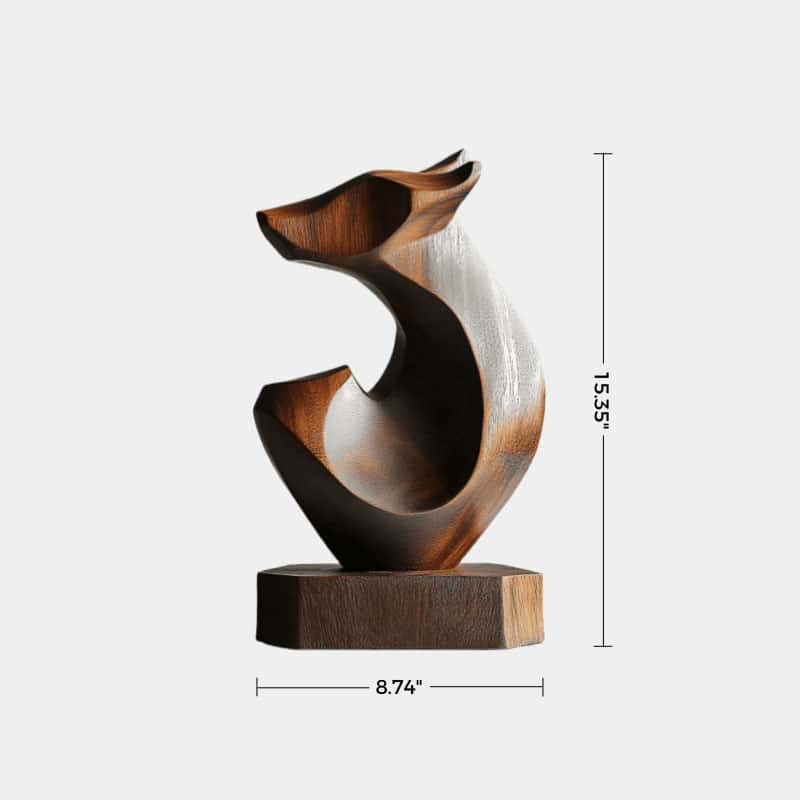Abstract Wooden Animal Sculpture #ACF 040